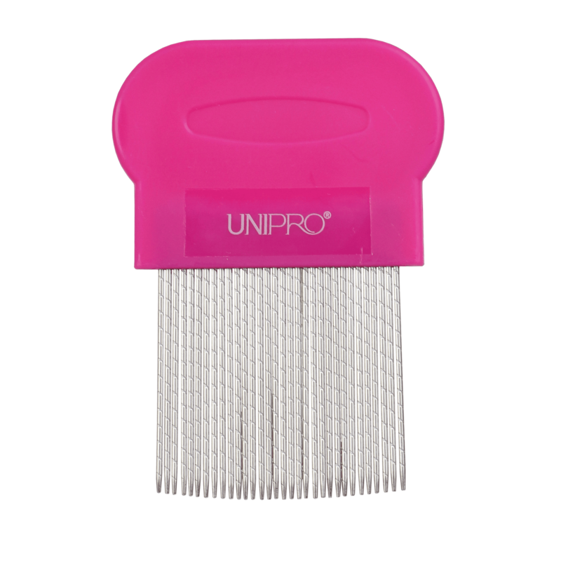 مشط حديد بأسنان طويلة لإزالة القشرة والقمل UniPro