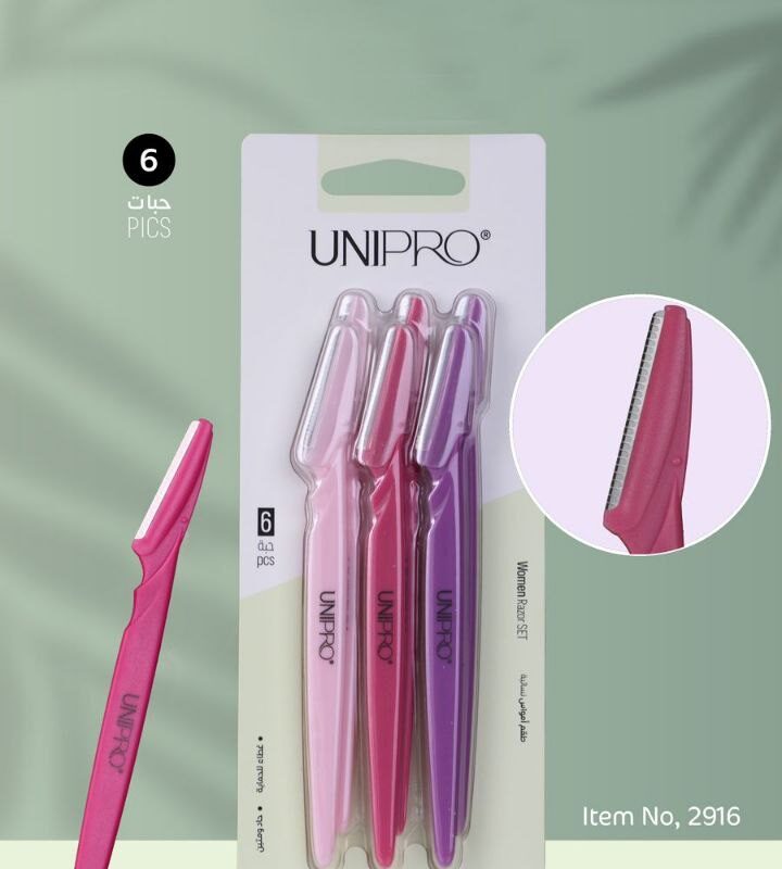 طقم 6 أمواس نسائية بغطاء UniPro